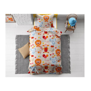 Σετ Μονή Παιδική Βαμβακερή Παπλωματοθήκη με Μαξιλαροθήκη 140 x 200 cm Lion Circus Dreamhouse 8719242058725 - Image 4
