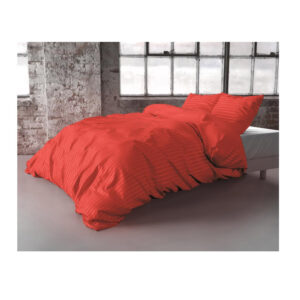 Σετ Υπέρδιπλη Παπλωματοθήκη με Μαξιλαροθήκες 240 x 220 cm Χρώματος Κόκκινο Dallas Zensation 8719242088814 - Image 2