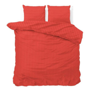 Σετ Υπέρδιπλη Παπλωματοθήκη με Μαξιλαροθήκες 240 x 220 cm Χρώματος Κόκκινο Dallas Zensation 8719242088814 - Image 4