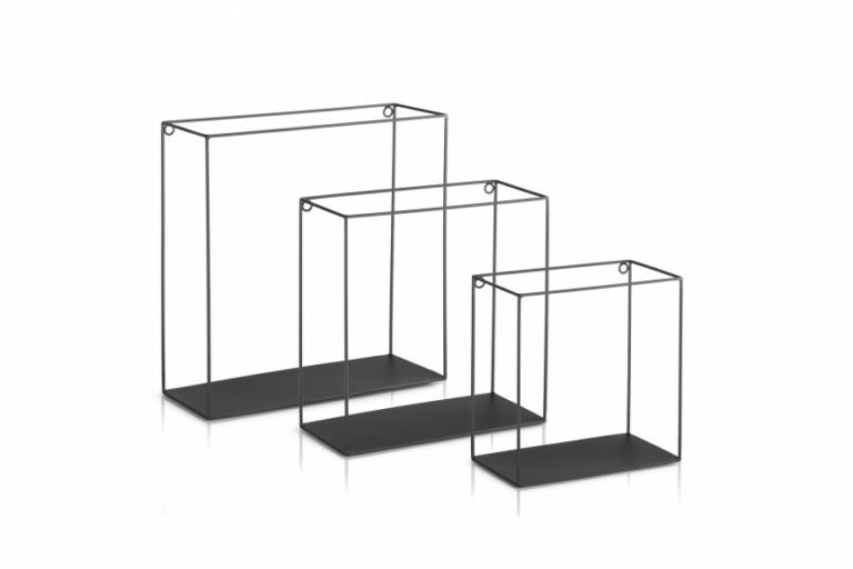 Ράφια Τοίχου Gerona Σετ 3 Τεμαχίων 22 x 12 x 22 cm, 27 x 12 x 27 cm, 32 x 12 x 32 cm 8719743323988  Lifa-Living - Image 4