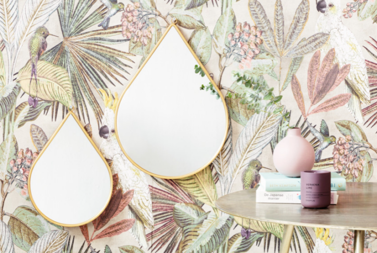 Καθρέφτες "Drop Anna"  - Σετ 2 τεμαχίων Χρυσό 8719743326514 Lifa-Living - Image 4