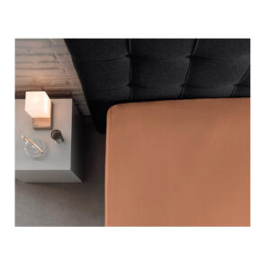 King Size Σεντόνι Jersey με Λάστιχο 190 x 200 x 30 cm Χρώματος Πορτοκαλί Dreamhouse 8720105600418 - Image 4