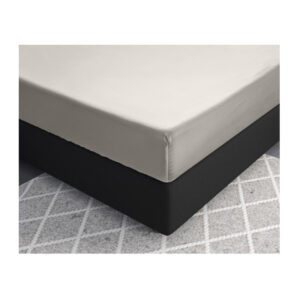 Μονό Σεντόνι από Βαμβακερό Σατέν με Λάστιχο 90 x 200 cm Χρώματος Κρεμ Primaviera Deluxe 8720105609596 - Image 3