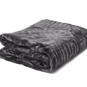 Ανάγλυφη Κουβέρτα Xρώματος Aνθρακί SLEEPTIME 8720105644399