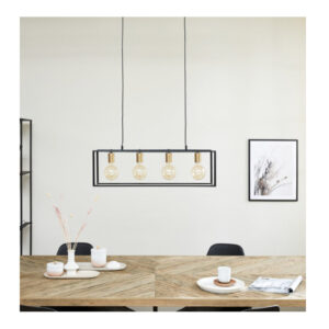 Μεταλλικό Κρεμαστό Φωτιστικό Οροφής Πολύφωτο Ε27 4 x 25 W Trondheim Lifa-Living 8720195385356 - Image 2