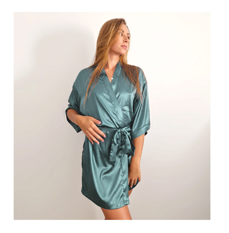 Γυναικείο Σατέν Κιμονό Χρώματος Πράσινο Dreamhouse 8720578055166 Γυναικείο Σατέν Κιμονό Χρώματος Πράσινο Dreamhouse 8720578055166