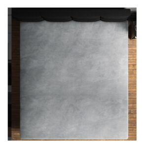 King Size Βελούδινο Σεντόνι με Λάστιχο 180 x 200 cm Χρώματος Γκρι Sleeptime 8720578055319 - Image 4