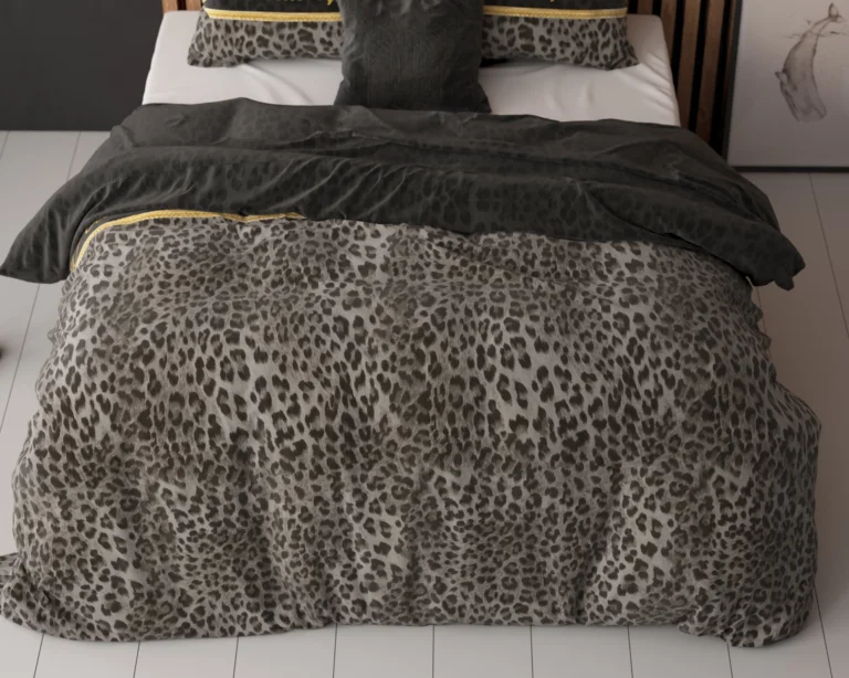 Παπλωματοθήκη  Elegance Eternal Love  240 x 220cm Χρώματος Μαύρο SLEEPTIME 8720578061433 - Image 3