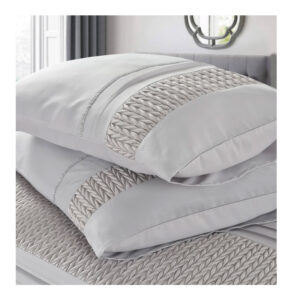 Σετ Υπέρδιπλη Παπλωματοθήκη με Μαξιλαροθήκες 100% Microfiber 240 x 220 cm Anthracite Mumbai Sleeptime 8720578063154 - Image 2