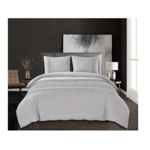 Σετ Υπέρδιπλη Παπλωματοθήκη με Μαξιλαροθήκες 100% Microfiber 240 x 220 cm Anthracite Mumbai Sleeptime 8720578063154 - Image 5