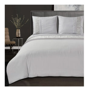 Σετ Υπέρδιπλη Παπλωματοθήκη με Μαξιλαροθήκες 100% Microfiber 240 x 220 cm Grey Jaipur Sleeptime 8720578063215 - Image 3