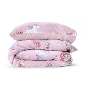 Σετ Μονή Παιδική Φωσφοριζέ Παπλωματοθήκη με Μαξιλαροθήκη 140 x 220 cm Fairy Tale Rose Sleeptime 8720578066971 - Image 4