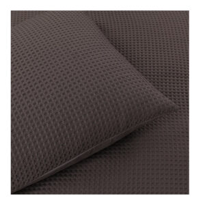 Σετ Υπέρδιπλη Παπλωματοθήκη με Μαξιλαροθήκες 100% Polyester Waffle 240 x 220 cm Taupe Sleeptime 8720578067688 - Image 3