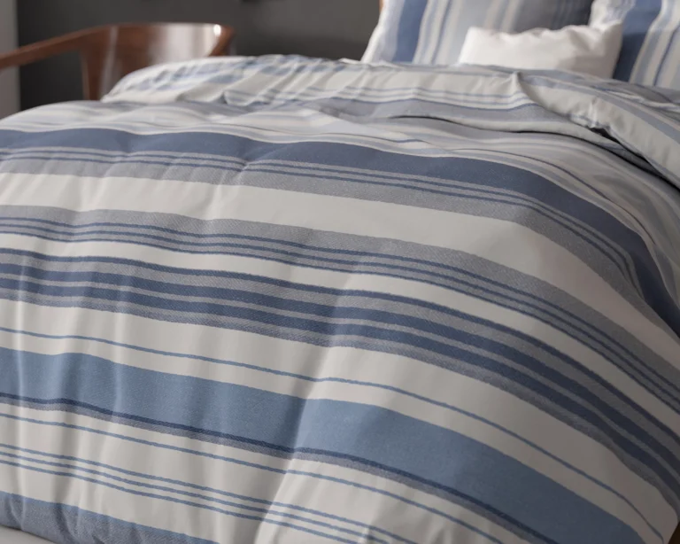 Σετ Παπλωματοθήκη με Μαξιλαροθήκες  Xρώματος Ριγέ Μπλε 240 x   220 SLEEPTIME  8720578083732 - Image 4