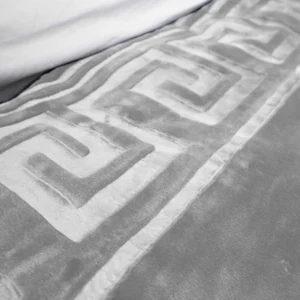 Ανάγλυφη Κουβέρτα Xρώματος Γκρι SLEEPTIME  8720578091157 - Image 5