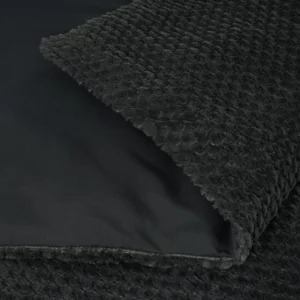 Παπλωματοθήκη Teddy Fur  Χρώματος Ανθρακί 240x220cm SLEEPTIME 8720578100415 - Image 2