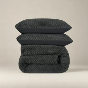 Παπλωματοθήκη Teddy Fur  Χρώματος Ανθρακί 240x220cm SLEEPTIME 8720578100415 - Image 5