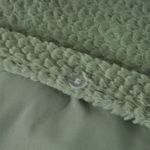 Παπλωματοθήκη Teddy Fur Χρώματος Πράσινο  240 x 220 SLEEPTIME 8720578100446 - Image 3