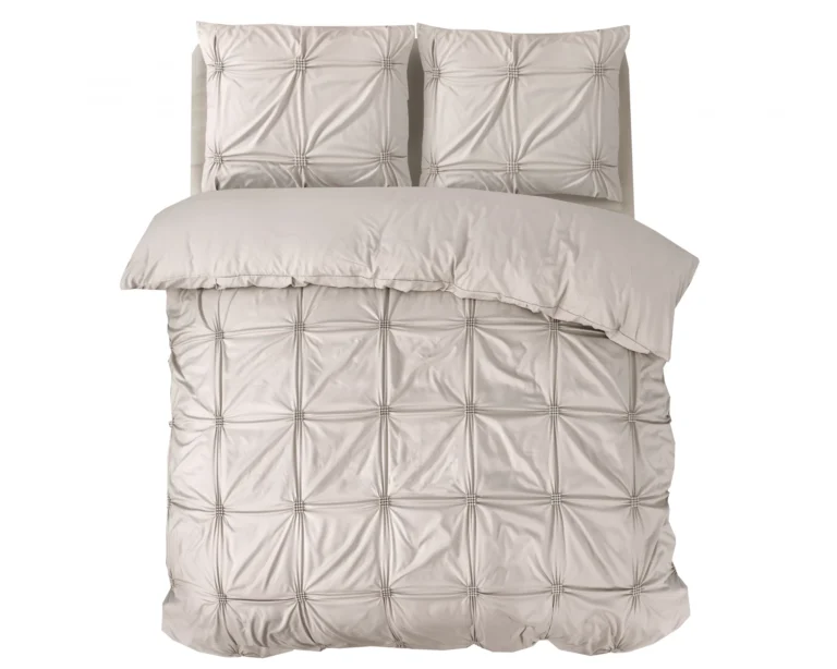 Παπλωματοθήκη  200 x 200/220cm Χρώματος Taupe  SLEEPTIME  8720578101665 - Image 3