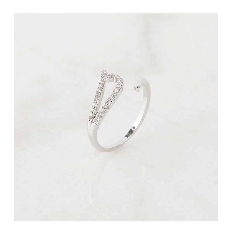 Δαχτυλίδι Alevine Jewellery Lea με Πέτρες Ζιργκόν 8720604880052