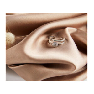 Δαχτυλίδι Alevine Jewellery Cloe με Πέτρες Ζιργκόν Χρώματος Ασημί 8720604880076 - Image 2