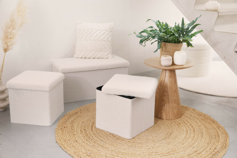 Σετ 3 Κουτιά Αποθήκευσης Teddy Λευκό  8720604886658  Lifa-Living - Image 3