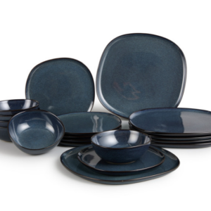 Σετ πιάτων Lott 18 τεμαχίων - Σκούρο Μπλε 8720604887259 Lifa-Living