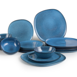 Σετ πιάτων Lott 18 τεμαχίων - Ανοιχτό Μπλε 8720604887266 Lifa-Living