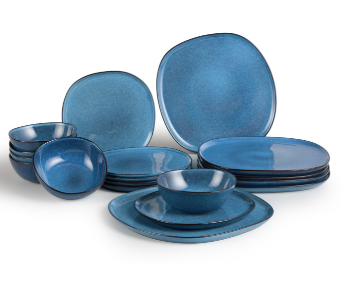 Σετ πιάτων Lott 18 τεμαχίων - Ανοιχτό Μπλε 8720604887266 Lifa-Living Σετ πιάτων Lott 18 τεμαχίων - Ανοιχτό Μπλε 8720604887266 Lifa-Living