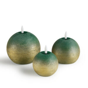 Σετ LED κεριών 3 τεμαχίων Πράσινο 8720604887938 Lifa-Living