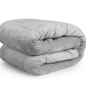 Πολυτελής Κουβέρτα Διπλής Όψης Sherpa 140 x 200 cm Ανοιχτό Γκρι 8720604888263 SleepMed - Image 4