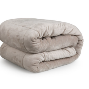 Πολυτελής Κουβέρτα Διπλής Όψης Sherpa  240 x 200 cm Taupe 8720604888324 SleepMed - Image 2