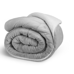 Πολυτελής Κουβέρτα Διπλής Όψης Sherpa  240 x 200 cm Ανοιχτό Γκρι 8720604888348 SleepMed