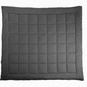 Διπλό Πάπλωμα 200 x 200 cm Ριγέ - Ανθρακί  8720604888645 SleepMed