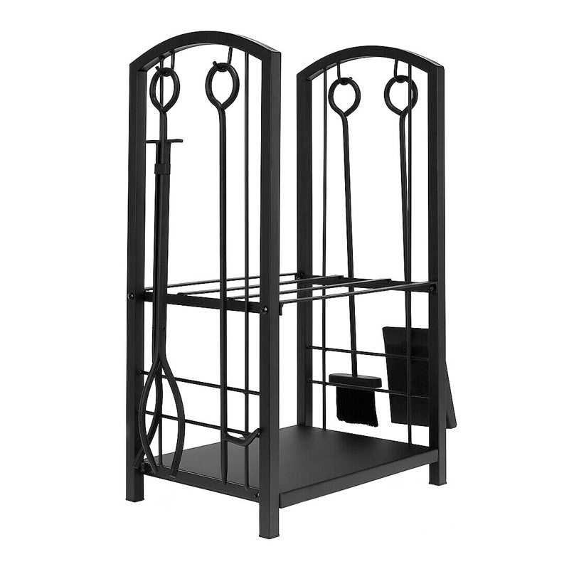 Μεταλλική Ξυλιέρα Τζακιού με Αξεσουάρ Kaminer 8785 Μεταλλική Ξυλιέρα Τζακιού με Αξεσουάρ Kaminer 8785