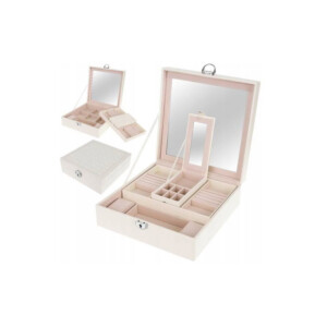 Κοσμηματοθήκη - Μπιζουτιέρα 25.5 x 25.5 x 30 cm Beautylushh 8895 - Image 4