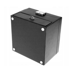 Κοσμηματοθήκη - Μπιζουτιέρα με 2 Επίπεδα Χρώματος Μαύρο SPM 8898 - Image 3