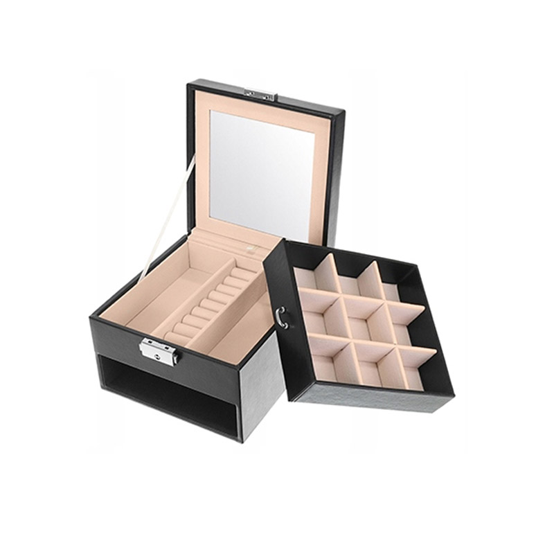 Κοσμηματοθήκη - Μπιζουτιέρα με 2 Επίπεδα Χρώματος Μαύρο SPM 8898 Κοσμηματοθήκη - Μπιζουτιέρα με 2 Επίπεδα Χρώματος Μαύρο SPM 8898