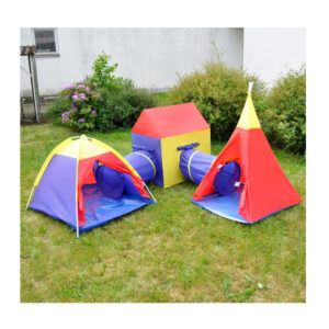 Σετ 3 Παιδικές Σκηνές με 2 Τούνελ Pop Up Πόλη 5 σε 1 Knorrtoys 8906 - Image 5