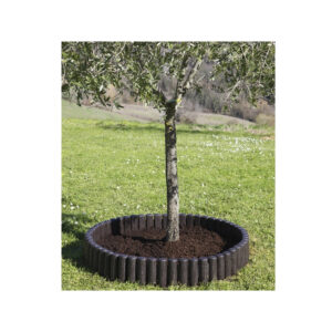 Σετ Πλαστική Μπορντούρα Κήπου 2.3 m 6 τμχ Χρώματος Σκούρο Καφέ Bama 90156 - Image 4