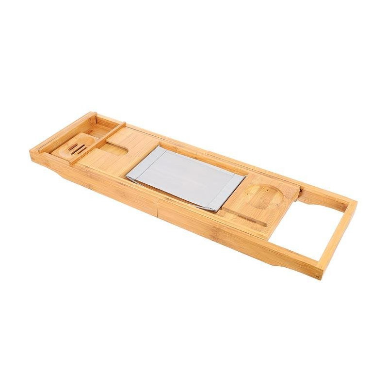 Πολυλειτουργικό Ράφι Μπανιέρας από Μπαμπού 75-112 x 23 x 4.5 cm SPM 9710 Πολυλειτουργικό Ράφι Μπανιέρας από Μπαμπού 75-112 x 23 x 4.5 cm SPM 9710