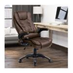 Ανακλινόμενη Πολυθρόνα Μασάζ με Τηλεχειριστήριο 62 x 68 x 111-121 cm Χρώματος Καφέ HOMCOM A2-0056 - Image 5