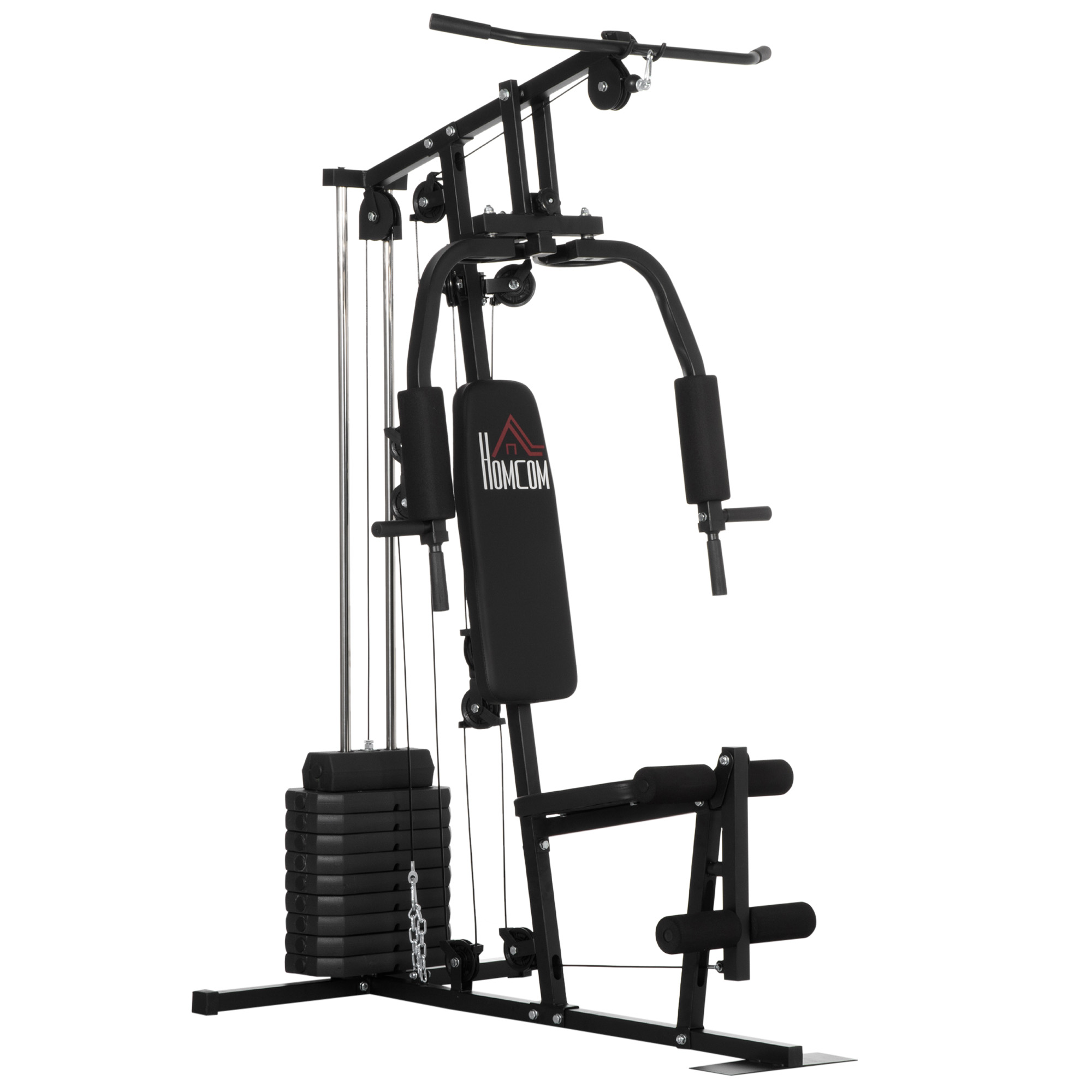 HOMCOM Fitness Station με βάρη 45kg για οικιακή και επαγγελματική προπόνηση HOMCOM Fitness Station με βάρη 45kg για οικιακή και επαγγελματική προπόνηση