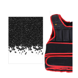 Ρυθμιζόμενο Γιλέκο με Βάρος 20 Kg Χρώματος Κόκκινο - Μαύρο HOMCOM A93-042V02 - Image 2