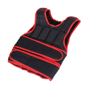 Ρυθμιζόμενο Γιλέκο με Βάρος 20 Kg Χρώματος Κόκκινο - Μαύρο HOMCOM A93-042V02 - Image 5