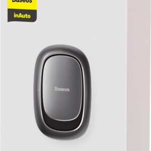 Σετ Γάντζοι Αυτοκινήτου  με Αυτοκόλλητη Ταινία χρώματος Σκούρου Γκρι 2τμχ  Baseus ACGGJK-0G - Image 4