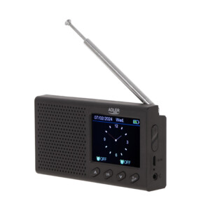 Φορητό Ραδιόφωνο με Bluetooth και Έγχρωμη Οθόνη LCD Adler AD-1198 - Image 3