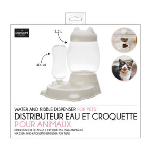 Αυτόματος Διανεμητής Τροφής και Νερού για Κατοικίδια 26 x 21 x 30 cm The Concept Factory AN5251 - Image 4