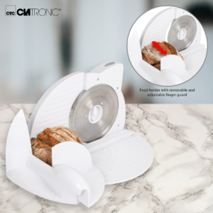 Ηλεκτρικός Κόφτης Τροφίμων - Αλλαντικών 180W Λευκό AS2958 Clatronic - Image 5