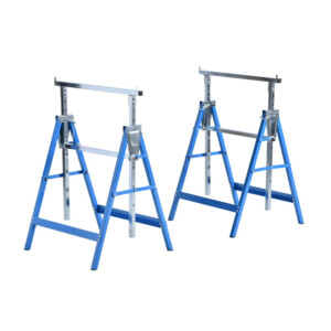 Σετ Τηλεσκοπικά Καβαλέτα Εργασίας 2 τμχ Χρώματος Μπλε HOMCOM B40-015BU - Image 5